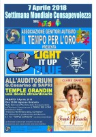 L'Associazione Il tempo per l'oro aderisce alla Settimana Mondiale della Consapevolezza sull'Autismo