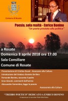 Rosate, Trebbo poetico dedicato a Enrico Bonino. Letture di Alessandro Sorrentino