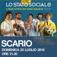 A luglio Lo Stato Sociale a Scario per l'Anteprima di Equinozio d'Autunno