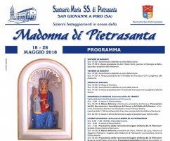Festa della Madonna di Pietrasanta 2018, il programma delle celebrazioni e degli eventi
