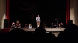 Ettore Bassi, nei panni di Angelo Vassallo, emoziona il pubblico cilentano (FOTO E VIDEO)