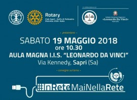Al Leonardo Da Vinci di Sapri il Convegno ''In Rete. Mai nella rete''