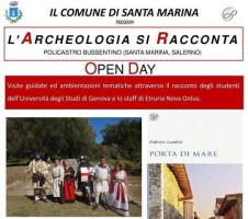 Open day presso il Parco Fulvio Pinto. A Santa Marina ''L'Archeologia si Racconta''
