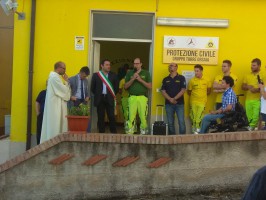 Inaugurata a Torre Orsaia la nuova sede della Protezione Civile (le immagini)