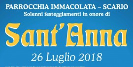 Scario, iniziata la Novena della Festa di Sant'Anna 2018. Ecco il programma completo dei festeggiamenti
