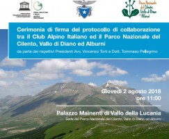 Club alpino italiano e Parco Nazionale del Cilento, Vallo di Diano e Alburni: un impegno concreto per un modello di gestione ambientale del territorio montano