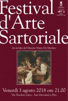 A San Giovanni a Piro la prima edizione del Festival d'Arte Sartoriale, da una idea del Maestro Mario De Martino