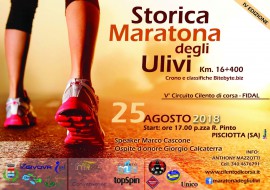 Torna la magia della Storica Maratona degli Ulivi a Pisciotta