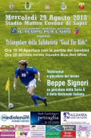Beppe Signori a Sapri per sostenere l'Associazione Genitori Autismo Il Tempo per l'Oro