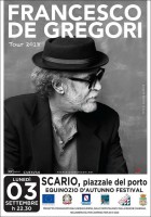 Questa sera a Scario l'atteso concerto di De Gregori! nella news alcune info per la partecipazione