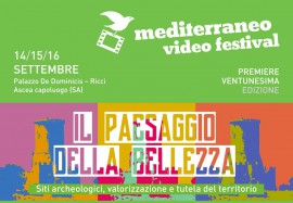 21esima edizione del Mediterraneo Video Festival ''Nel Segno di Elea'' ad Ascea il 14, 15 e 16 settembre