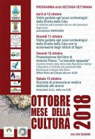 Continua l'Ottobre culturale, ecco il programma della seconda settimana