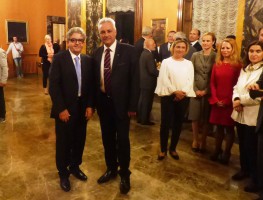 L'ambasciatore Raycov trasferito a Londra, al commiato elogi per il sindaco Gino Marotta
