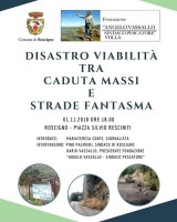 Disastro viabilita tra caduta massi e strade fantasma, incontro a Roscigno con la Fondazione Sindaco Pescatore