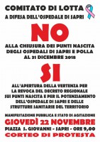 Dopo 39 anni Sapri scende in strada per difendere l'Ospedale 