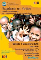 Regaliamo un sorriso: Concerto della Banda Talamini per il completamento di una scuola in Africa
