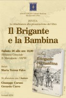 Il Brigante e la Bambina, sabato la presentazione del libro a Sapri
