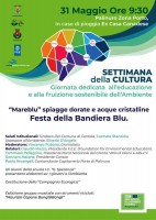 Palinuro: la Settimana della Cultura 2019 dedica una giornata all'educazione e alla fruizione sostenibile dell'ambiente con il convegno ''Mareblu - Spiagge dorate e acque cristalline. Festa della Bandiera Blu''