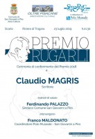 Scario: conferimento del Premio Rugarli 2018 allo Scrittore Claudio Magris