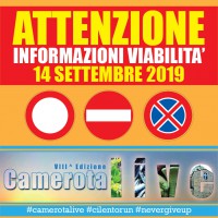 Tutto pronto per l'ottava Camerota Live: le caratteristiche tecniche e le info traffico