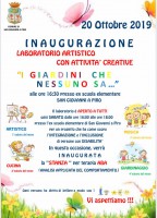 ''I giardini che nessuno sa'', domenica 20 ottobre l'inaugurazione del laboratorio e della stanza per terapia ABA