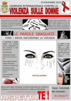 Le parole sbagliate, come i media raccontano la violenza. San Giovanni a Piro partecipa alla Giornata internazionale contro la violenza sulle donne