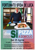 Emergenza Covid-19 fase 2, Fortunato sfida De Luca, si alla pizza a domicilio