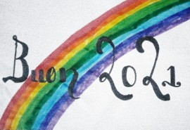 Nei disegni dei ragazzi la speranza... Buon 2021!