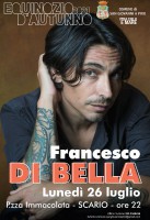 Il 26 luglio Francesco di Bella in concerto a Scario 