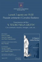 Il Cenobio di San Giovanni a Piro ospita la presentazione del libro Il Tesoro nella Grotta